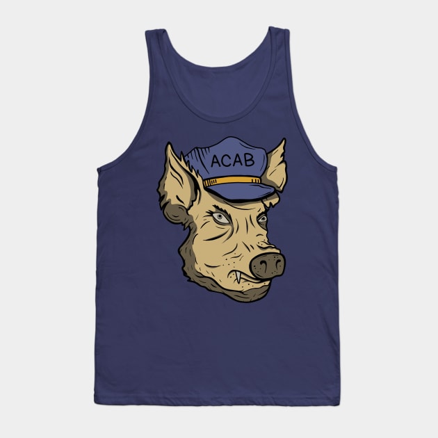 ACAB Pig Tank Top by valentinahramov